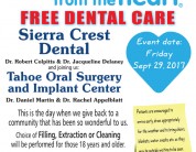 Free Tooth Extractions, Fillings and Cleanings for Community Members in Need – September 29th, 2017